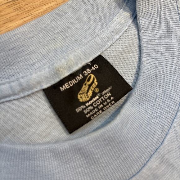 Vintage 70s 80s Sneakers 50/50 I Go Fer Braces Beaver T Shirt Funny Medium M - Picture 8 of 10